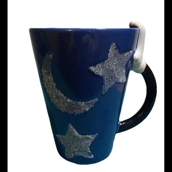 Disney Parks‎ Mickey Mouse Sorcerer Mug  2013 Arm Blue Star Glitter Disney Parks - Picture 6 of 9